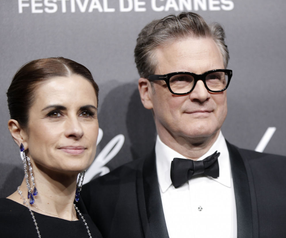Colin Firth z żoną