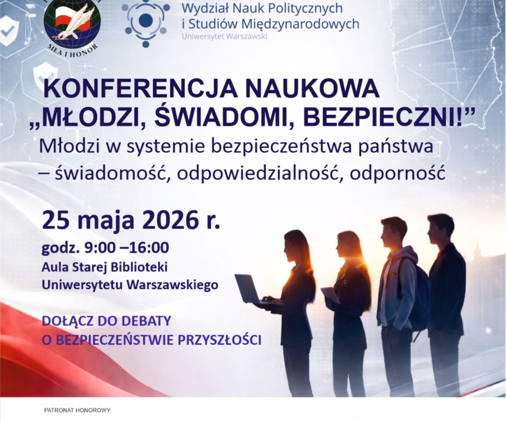 Konferencja naukowa „Młodzi, świadomi, bezpieczni!”