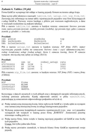 Matura 2012 - informatyka, poziom rozszerzony