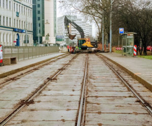 Ruszyła przebudowa torowiska na ul. Matejki