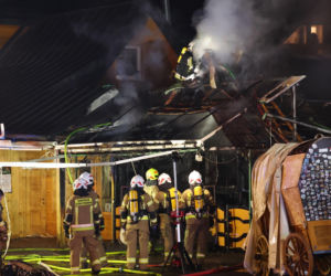 Pożar lokalu na Krupówkach
