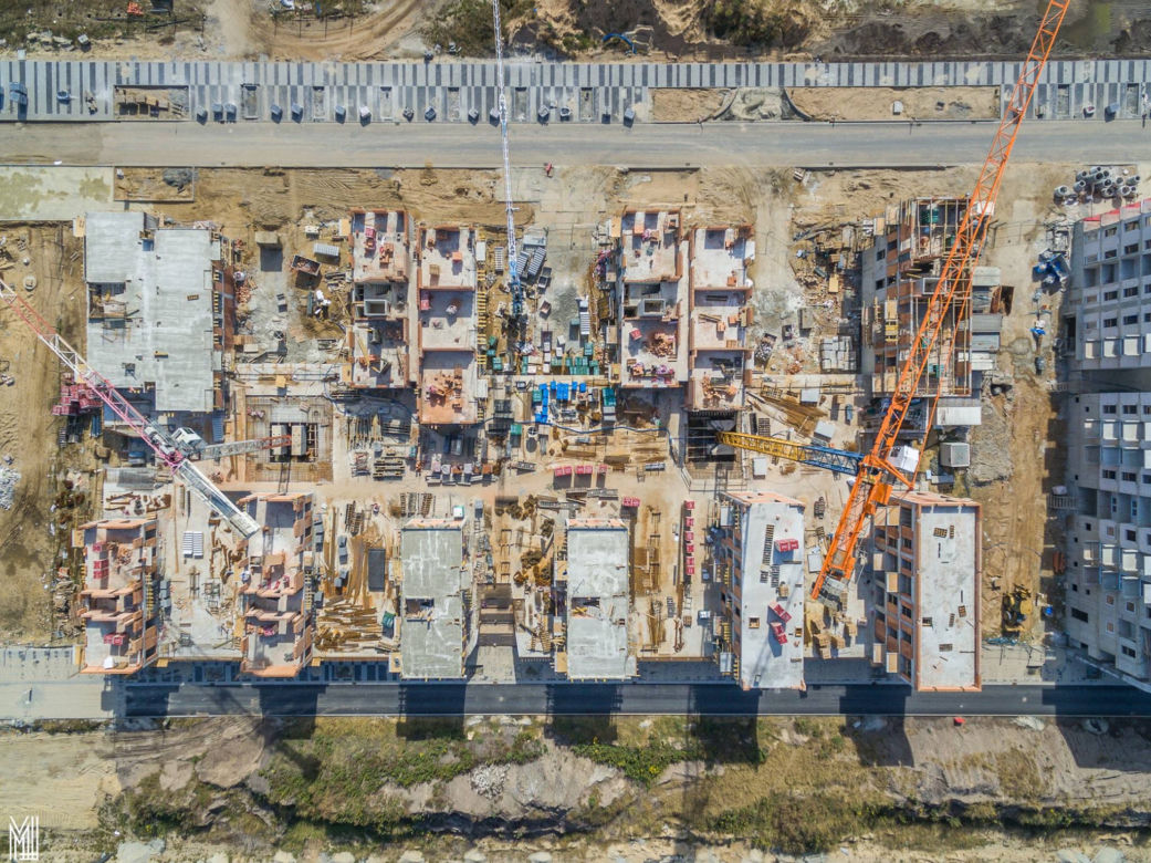 Nowe Żerniki z lotu ptaka