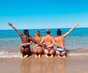 Siatkarki na plaży