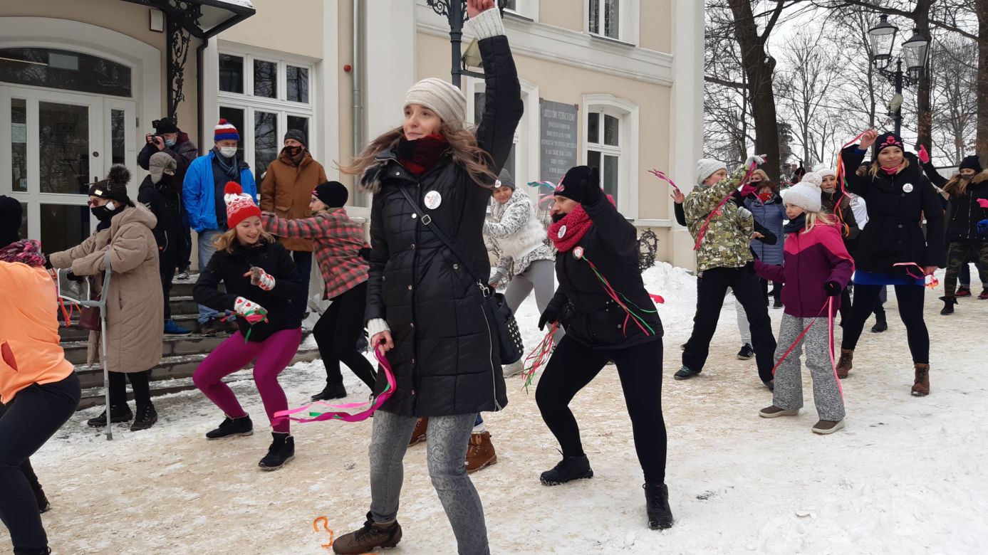 Akcja "One bilion rising" w Tarnowie 