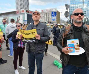 Protest przedsiębiorców pod kancelarią premiera