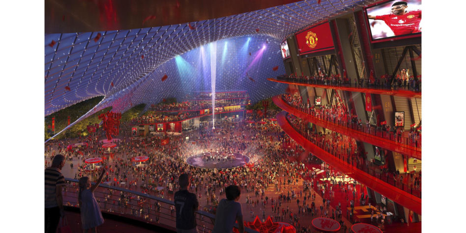Projekt nowego stadionu Manchesteru United "Old Trafford"