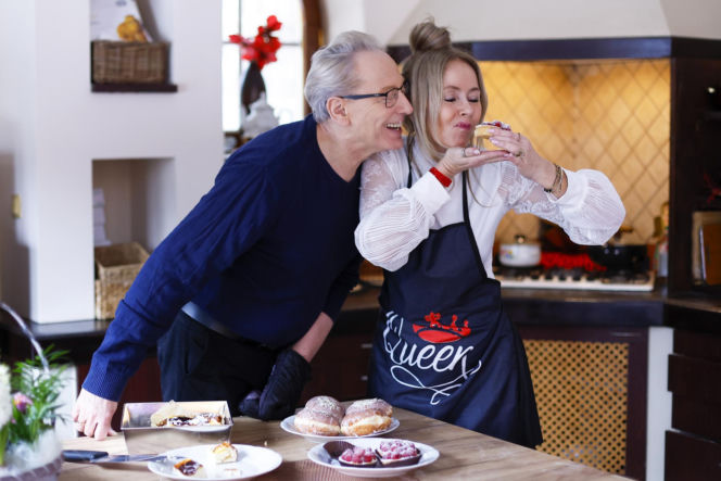 Borkowski w ogniu miłości! Nocne szaleństwa i balony dla żony rozgrzały sieć