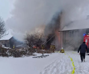 Tragiczny pożar w Ziomakach