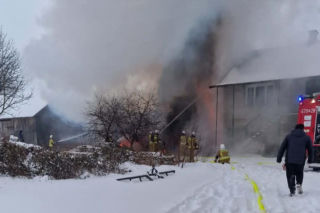 Tragiczny pożar w Ziomakach