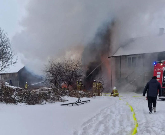 Tragiczny pożar w Ziomakach