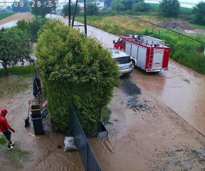 Ulewy zalały Racibórz i Tychy. Strażacy z całego regionu ruszyli na pomoc