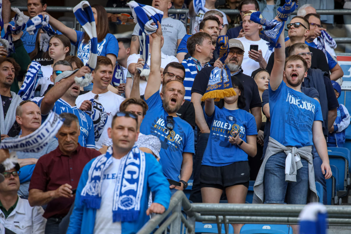 Tak bawili się kibice na meczu Lech Poznań - Jagiellonia Białystok