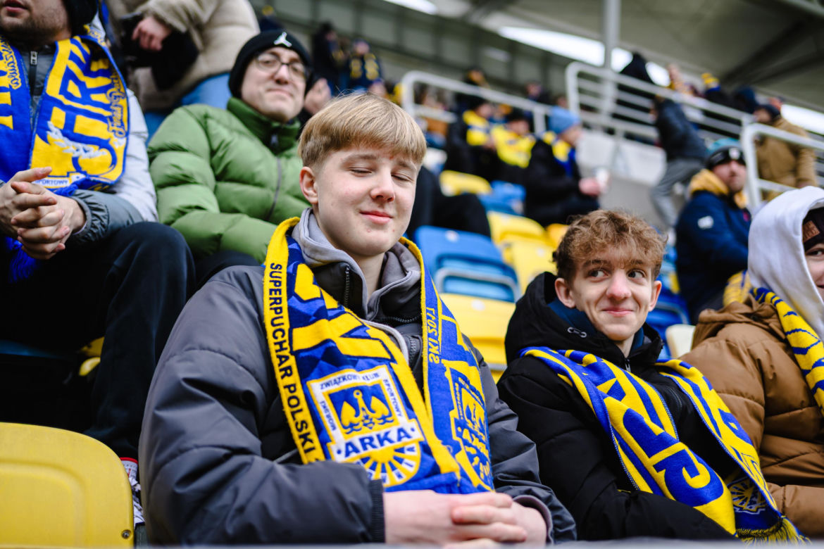 Arka Gdynia - GKS Katowice: Zdjęcia kibiców z meczu 22. kolejki PKO BP Ekstraklasy