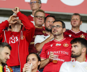 Widzew Łódź - Lech Poznań: Zdjęcia kibiców z meczu 6. kolejki PKO BP Ekstraklasy
