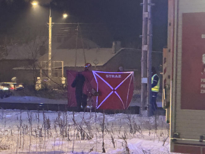 Śmiertelne potrącenie pieszej przez pociąg na Patriotów