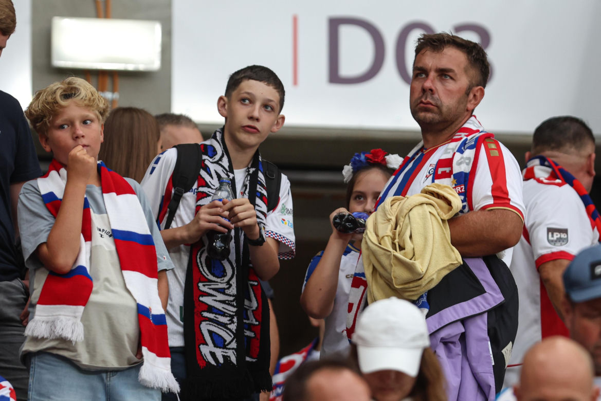 Górnik Zabrze - AS Monaco: Zdjęcia kibiców i zawodników z meczu eliminacji Ligi Konferencji