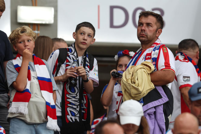 Górnik Zabrze - AS Monaco: Zdjęcia kibiców i zawodników z meczu eliminacji Ligi Konferencji