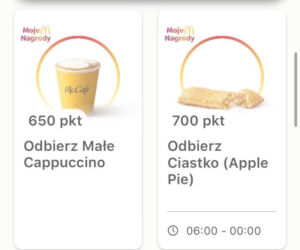 Darmowe jedzenie w McDonald's! Ile trzeba uzbierać punktów?