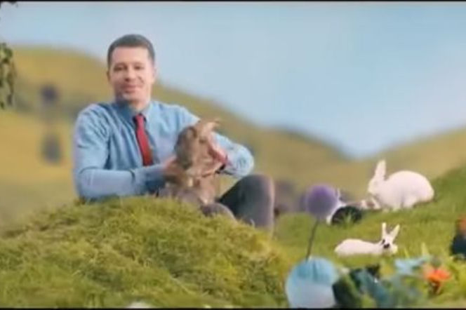 Andrzej Młynarczyk w reklamie