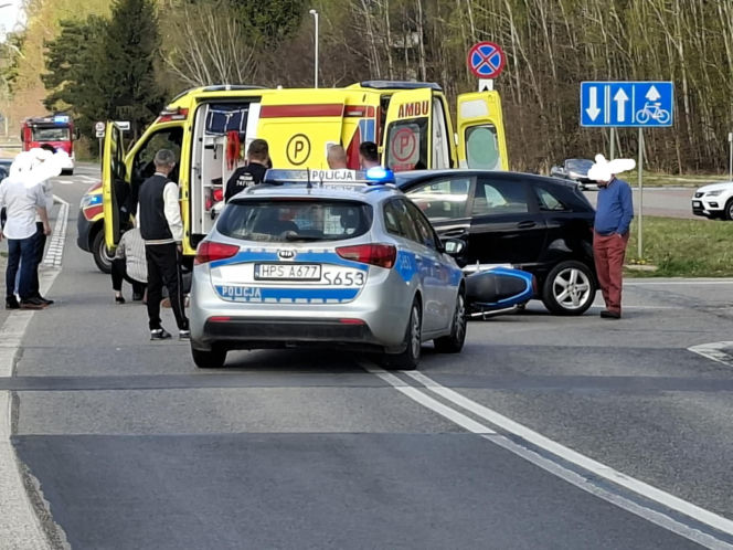19.04.2026. Wypadek w Krynkach. Lądował LPR