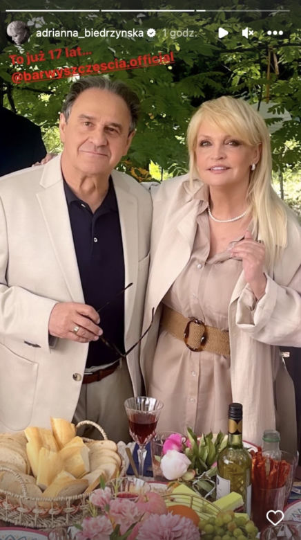 Barwy szczęścia po wakacjach 2023. Małgorzata (Adrianna Biedrzyńska), Jerzy (Bronisław Wrocławski)