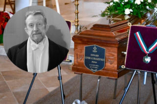 Pogrzeb Edwarda Linde-Lubaszenki. Ostatnie pożegnanie wybitnego artysty przyciągnęło wielu żałobników