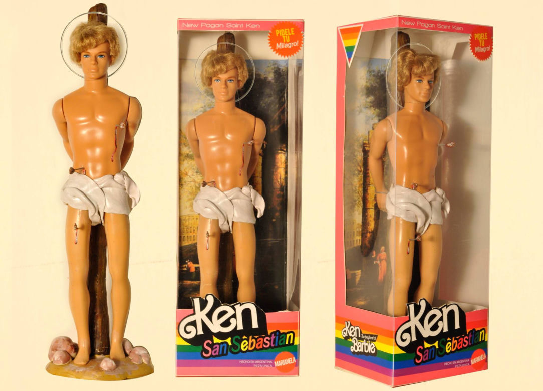 Matka Boska jako Lalka Barbie, Jezus na krzyżu jako Ken
