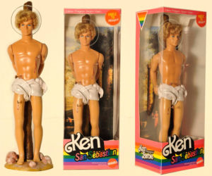 Matka Boska jako Lalka Barbie, Jezus na krzyżu jako Ken