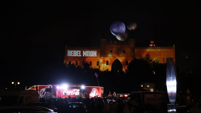 Ciężarówka Coca-Coli w Lublinie! Miasto jeszcze nigdy nie wyglądało tak magicznie! [ZDJĘCIA]