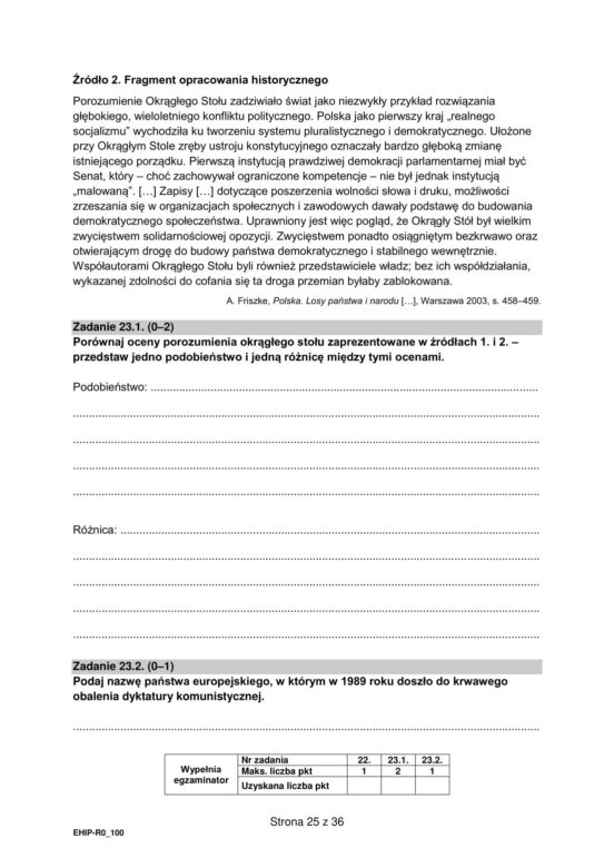 Matura 2025 historia rozszerzona - arkusz CKE 19.05.2025 - Formuła 2015