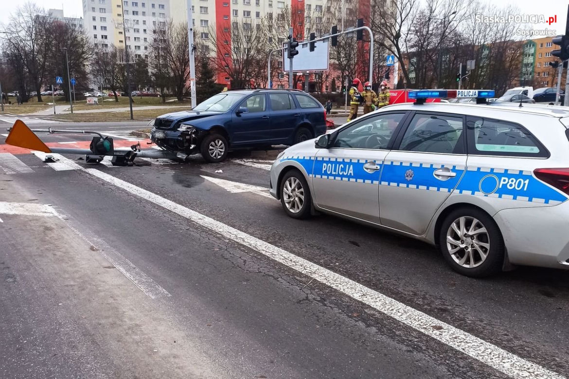 Tragedia w Sosnowcu. Kierowca zasłabł i z impetem wjechał w pieszą