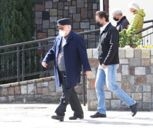 Lech Wałęsa w kościele