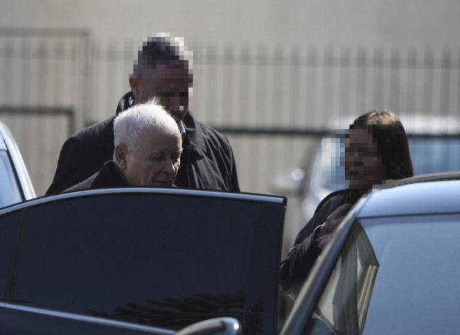 Jarosław Kaczyński szykuje się do świąt. Prezes PiS z kolorową palmą