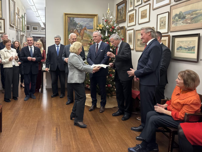 Spotkanie opłatkowe w Instytucie Józefa Piłsudskiego w Ameryce 2025