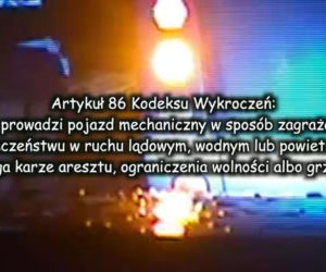 Chciał zapewnić młodzieży frajdę. Driftował autobusem!