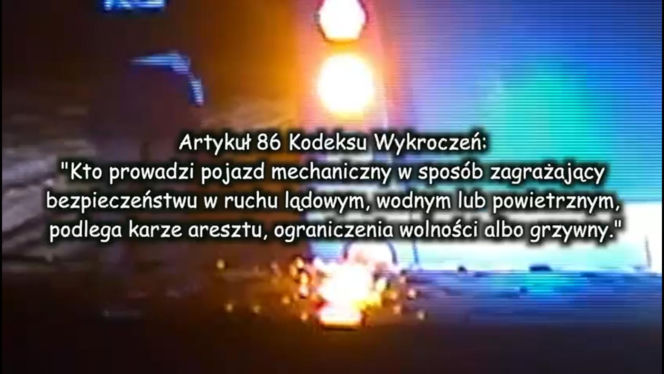 "Chciał zapewnić młodzieży frajdę". Driftował autobusem!