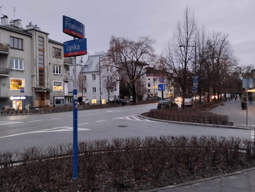 Ulica Francuska na Saskiej Kępie