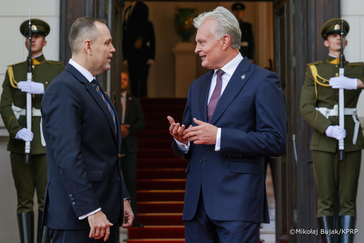 Karol Nawrocki na Litwie