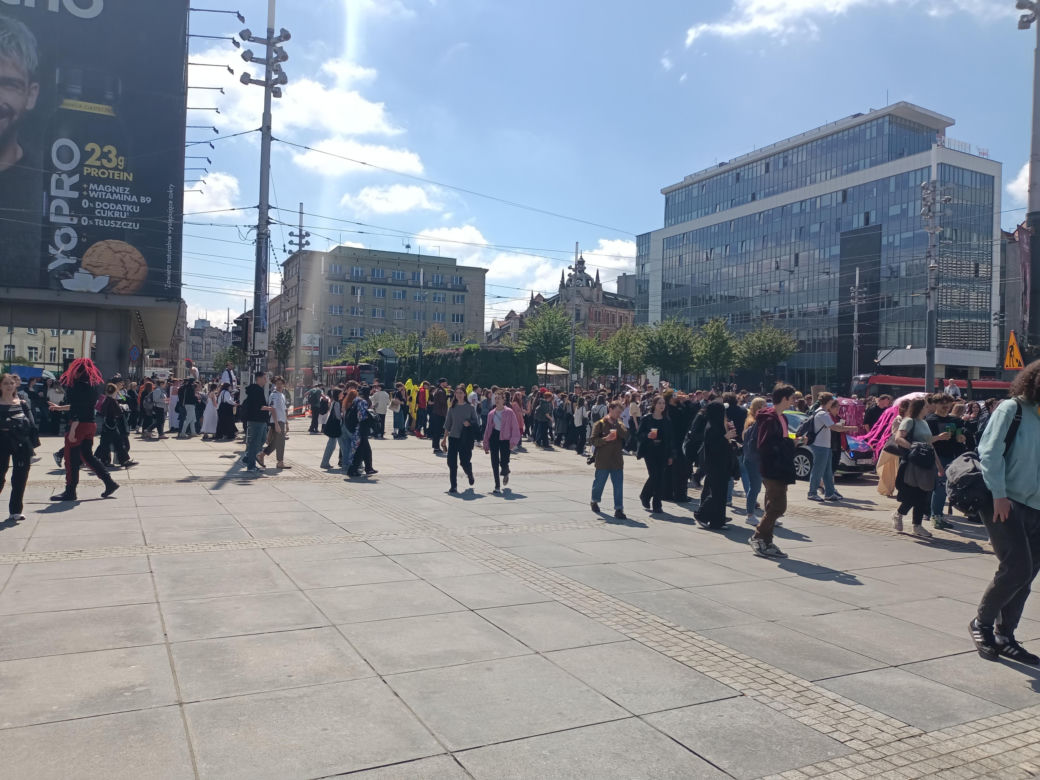 Korowód studencki rozpoczyna Juwenalia Śląskie 2025 w Katowicach