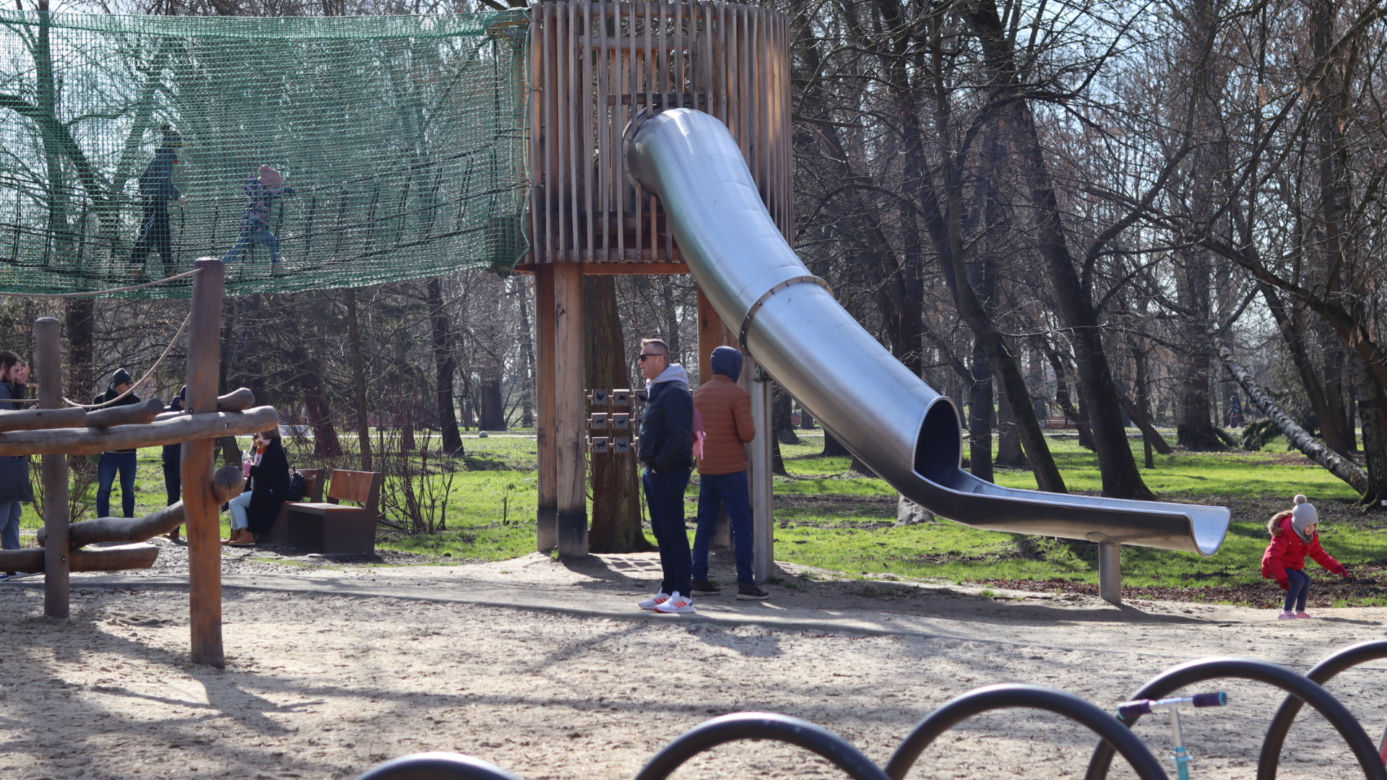 Szukaliśmy oznak wiosny w Ludowymi i Saskim. Lublinianie chętnie korzystają ze słońca!