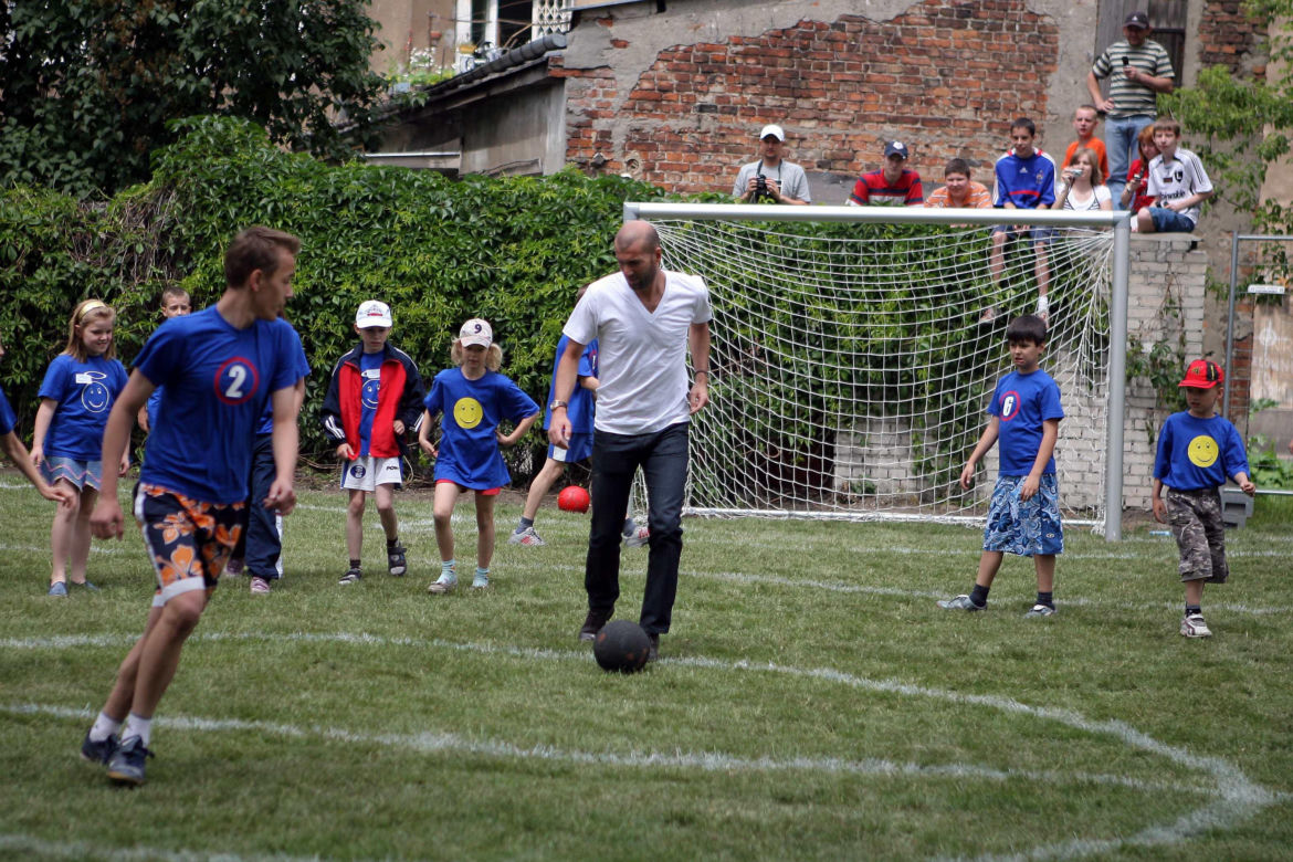 Zinedine Zidane na Pradze-Północ