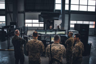 Wizyta dowództwa NSATU w CAT-C Żagań