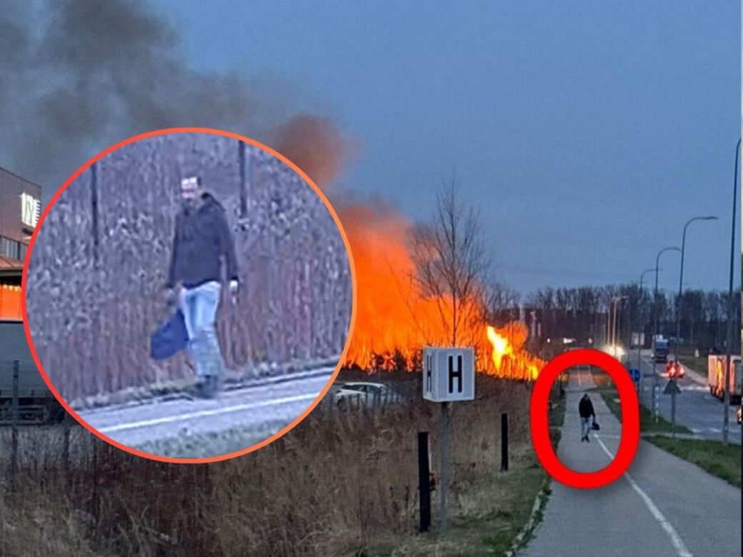 Podejrzany o podpalenie nieużytków