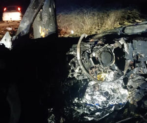 Dramatyczny wypadek pod Poznaniem! Auto stanęło w płomieniach 
