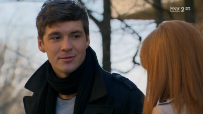 M jak miłość odc. 1151. Marcin (Mikołaj Roznerski), Agnieszka (Magdalena Walach)