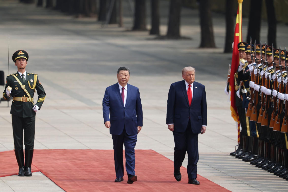 Trump w Chinach! Zobacz spotkanie. "Wielki przywódca, fantastyczna przyszłość"