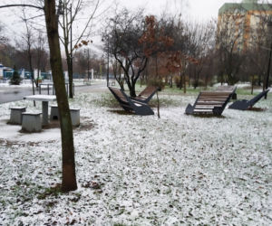 Pierwszy śnieg w Radomiu! Zobacz, jak rano wyglądało miasto