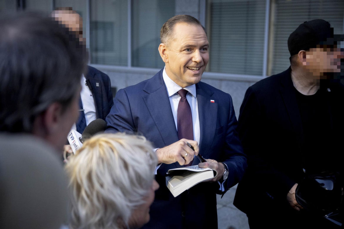 Karol Nawrocki po udzieleniu wywiadu