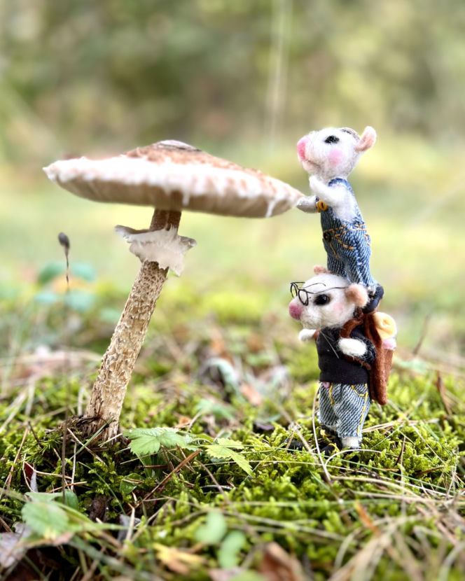 Filcowe myszki Joanny. Marka "Wyszło z norki"