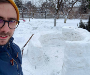 We Wrocławiu powstał domek igloo. Przypomina uroczego kota!